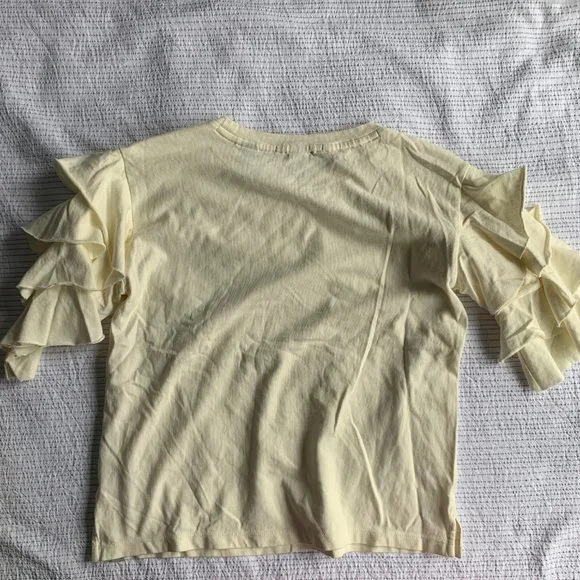 Scotch & Soda Ruffle Sleeve Shirt - Picture 5 of 5